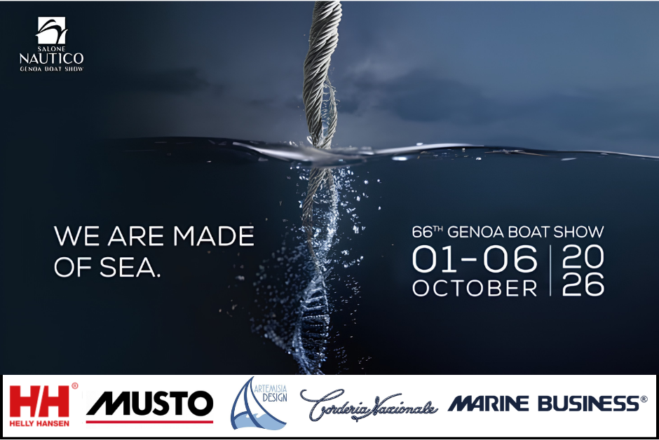 Salone nautico 2026 Helly Hansen, musto, artemisia design, marine business e corderia nazionale